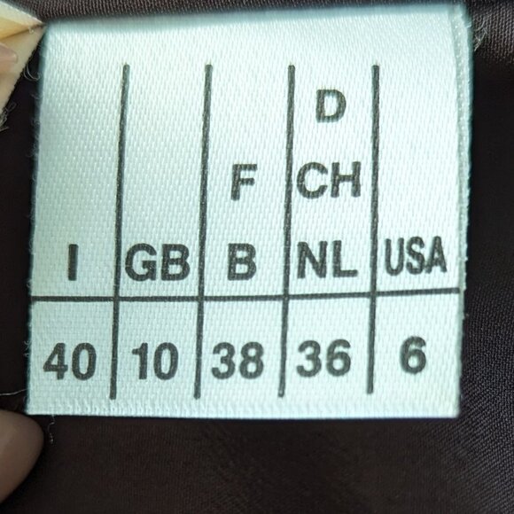 Vintage Pianoforte di Max Mara Brown Mohair and Wool Jacket with Gold Buttons - Picture 12 of 13